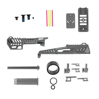 HK Army Hostile® x LA Capa Customs: RIFT Split Slide Kit - SILVER