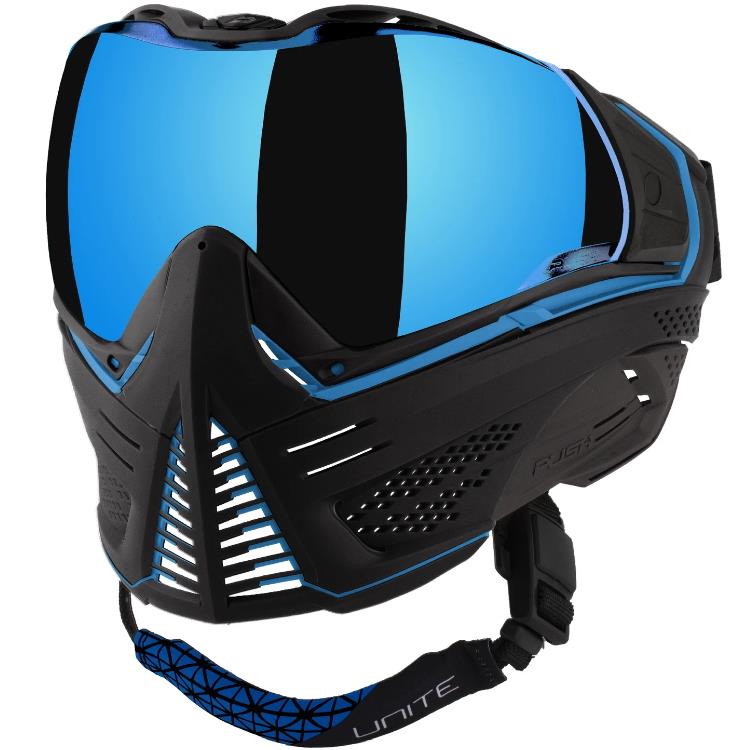 Push Unite Paintball Maske – Schwarz / Blau