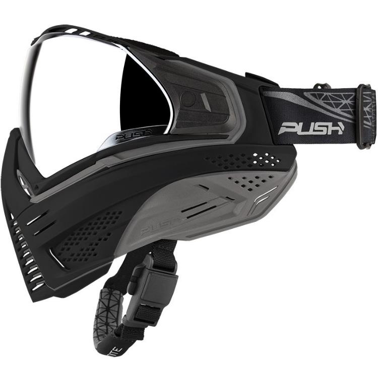 Push Unite Paintball Maske – Schwarz / Grau