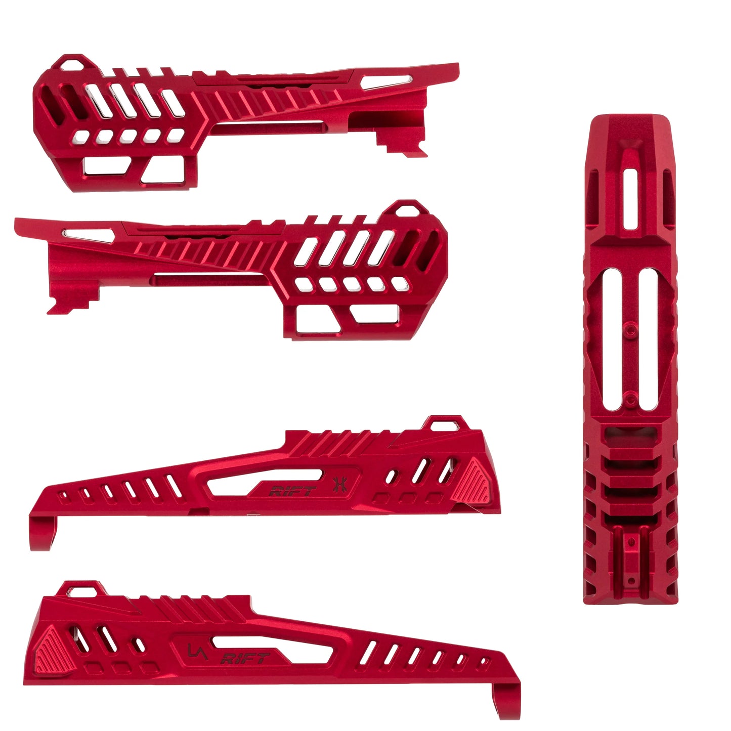 HK Army Hostile® x LA Capa Customs: RIFT Split Slide Kit - RED