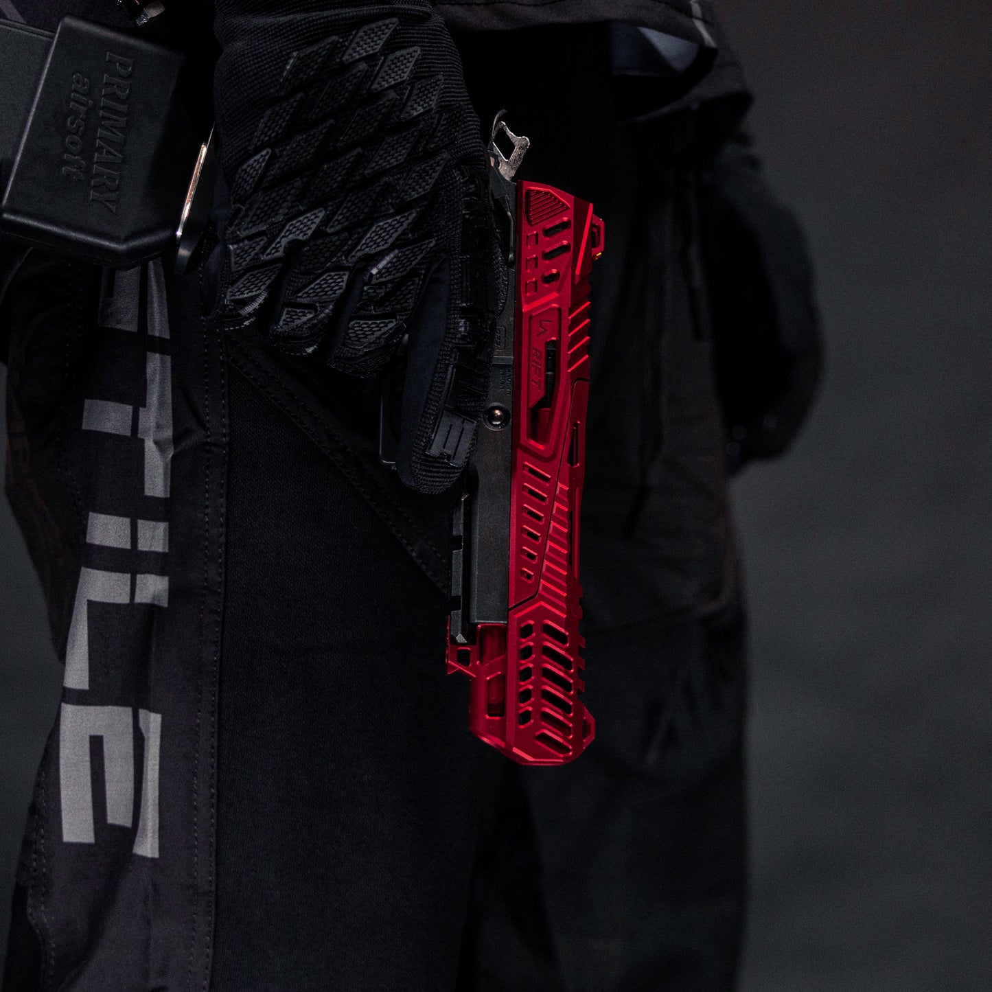 HK Army Hostile® x LA Capa Customs: RIFT Split Slide Kit - RED