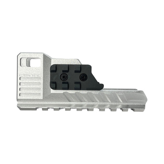 CTM Tactical Extended rail blast shield for AAP-01 - Silver