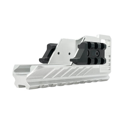 CTM Tactical Extended Rail Blast Shield – AAP-01 (Silver)