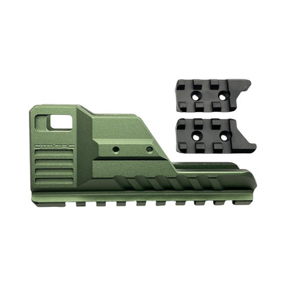 CTM Tactical Extended Rail Blast Shield – AAP-01 (Army Green)