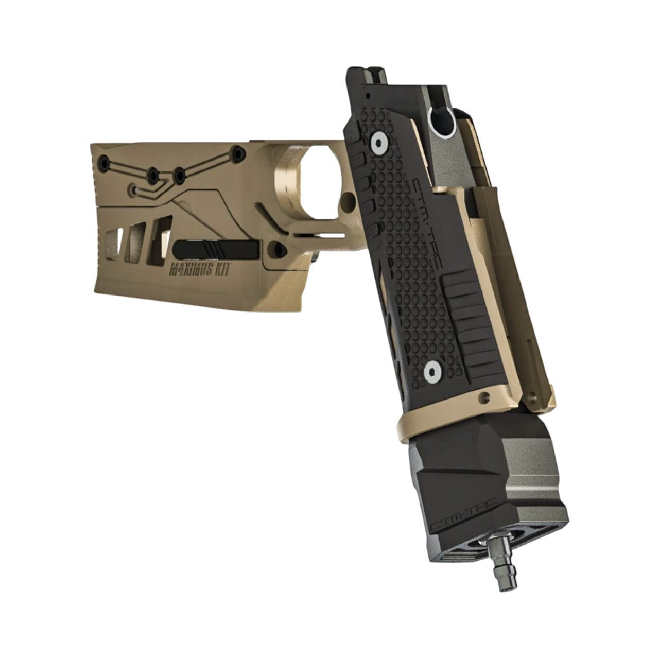 CTM Tactical TM Hi-Capa HPA M4XIMUS Kit - Tan