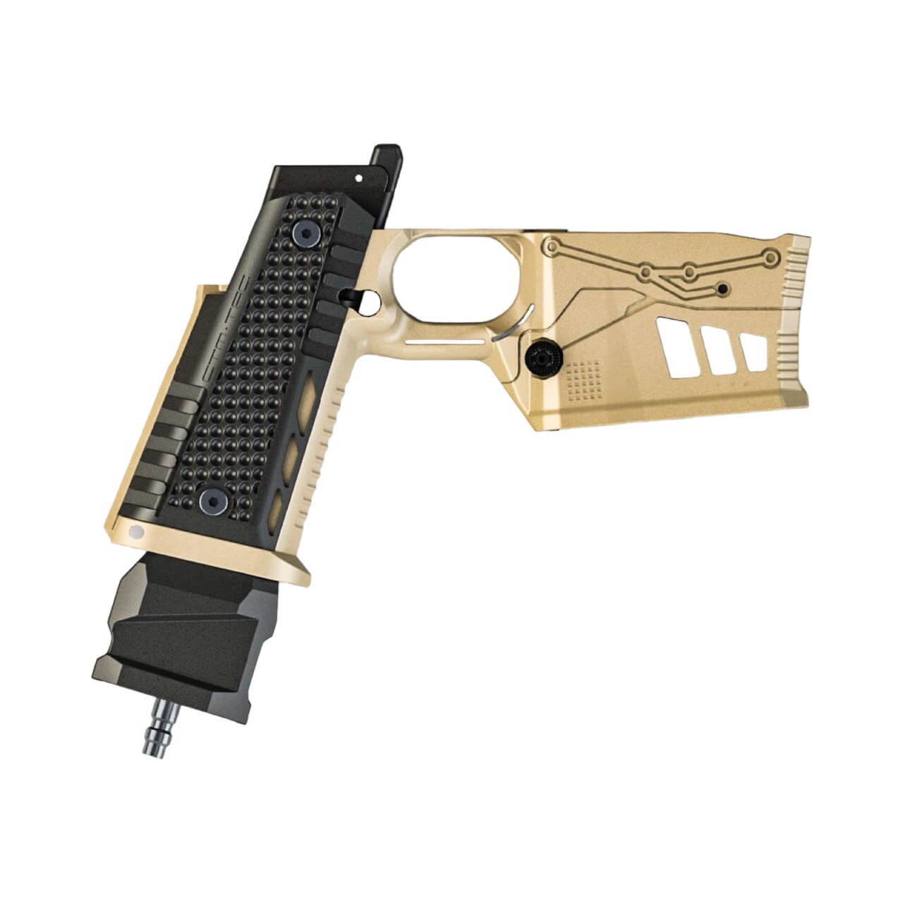 CTM Tactical TM Hi-Capa HPA M4XIMUS Kit - Tan