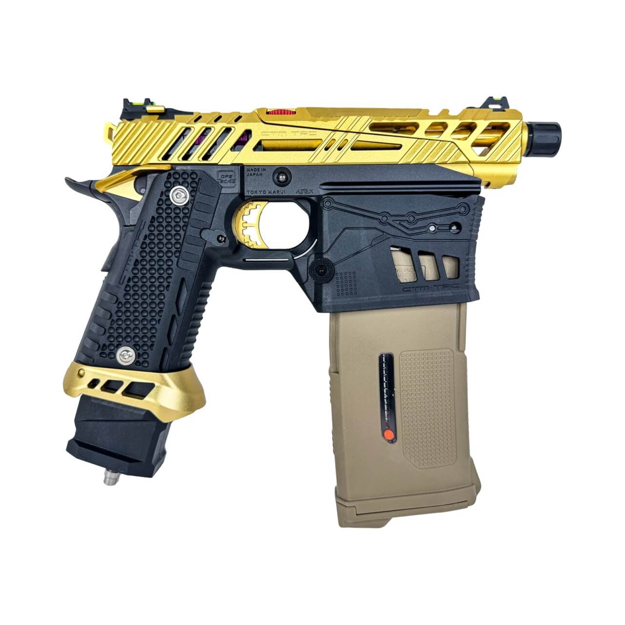 CTM Tactical TM Hi-Capa HPA M4XIMUS Kit - Tan