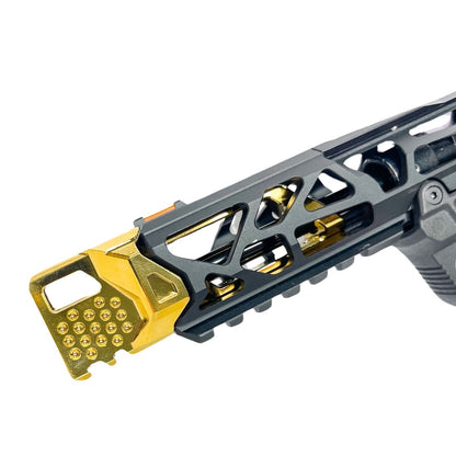 CTM Tactical FUKU-2 CNC Kompensator – Long Slide (Diamond Gold)