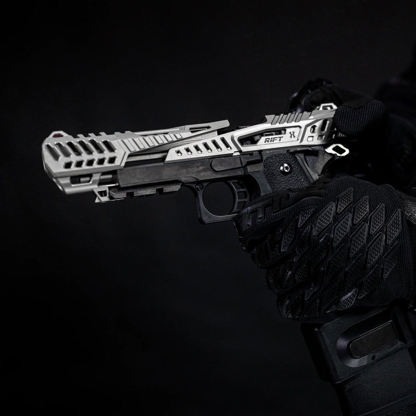 HK Army Hostile® x LA Capa Customs: RIFT Split Slide Kit - SILVER