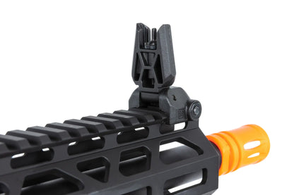 Specna Arms RRA SA-E24 HAL ETU™ airsoft Carbine Black with orange discharge device 0,5 Joule