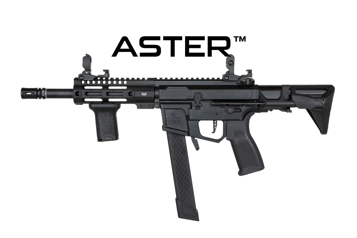 Specna Arms SA-X01 EDGE 2.0 GATE ASTER submachine airsoft gun - Black 0,5 Joule