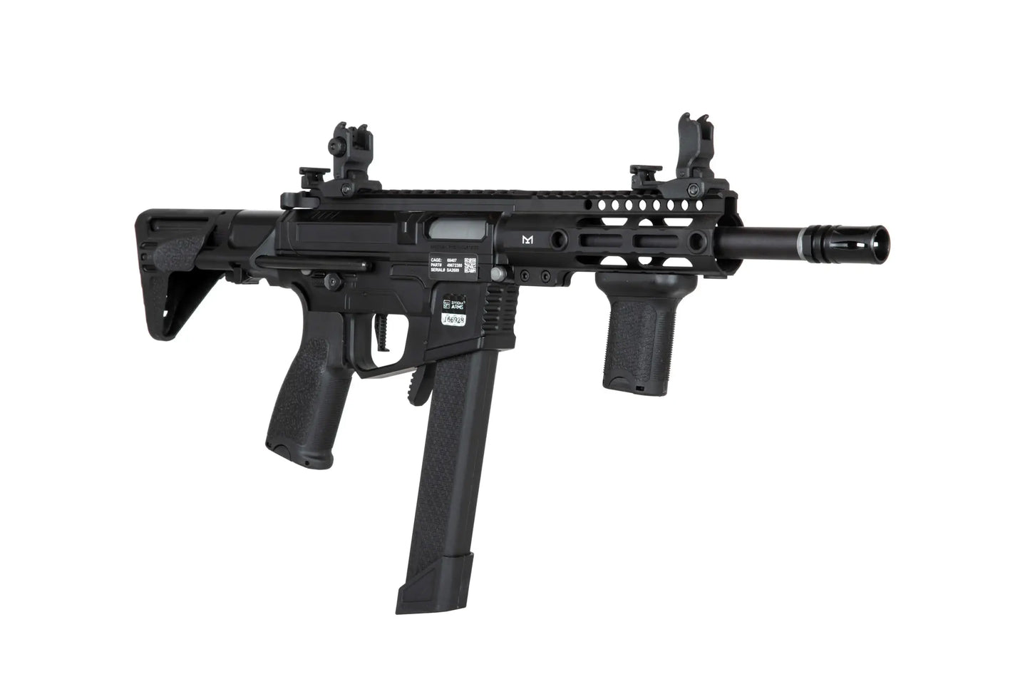 Specna Arms SA-X01 EDGE 2.0 GATE ASTER submachine airsoft gun - Black 0,5 Joule