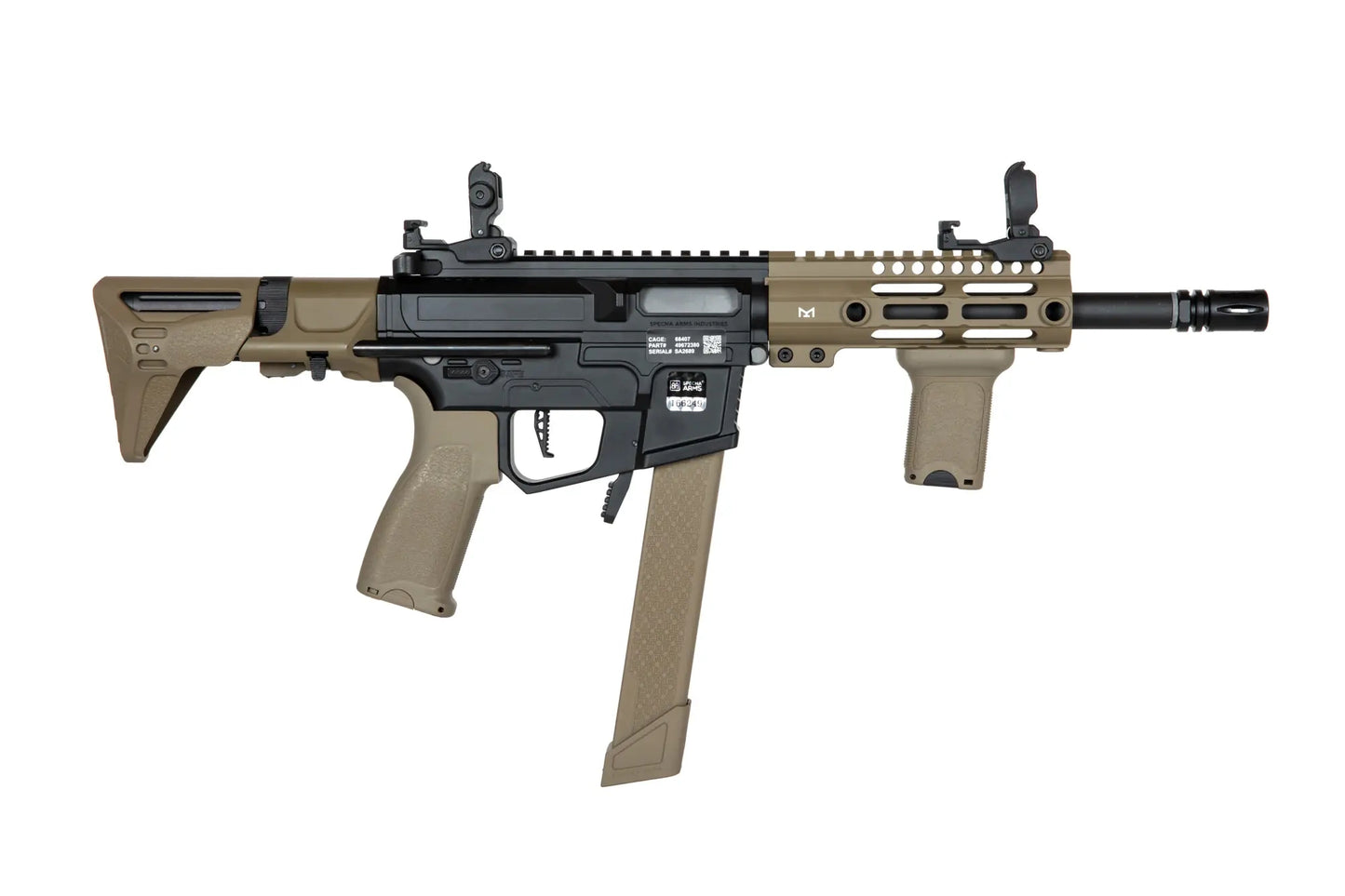 Specna Arms SA-X01 EDGE 2.0 GATE ASTER submachine gun replica - Half-tan 0,5 Joule