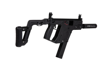 The Krytac Kriss Vector Submachine Airsoft Gun with Mock Suppressor in Black 0,5 Joule