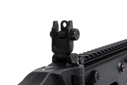 The Krytac Kriss Vector Submachine Airsoft Gun with Mock Suppressor in Black 0,5 Joule