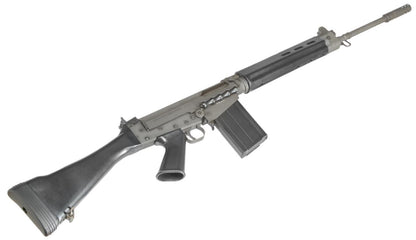 VFC FN Herstal FAL Type III CNC Vollmetall Gas-Blow-Back 6mm BB schwarz inkl. Holzkiste - Deluxe Version