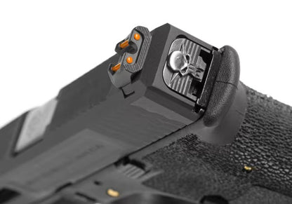 WE G-Force 17 BK Silver Barrel Metal Version GBB SCHWARZ