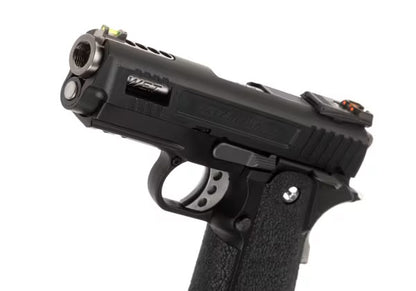 WE Hi-Capa 3.8 Force Full Metal GBB SCHWARZ