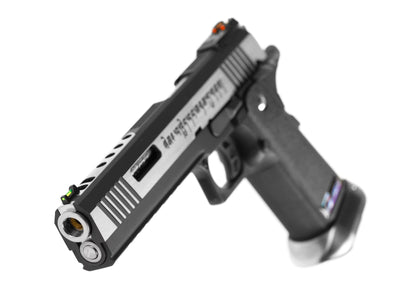 WE Hi-Capa 6 Force A Silver Barrel Full Metal GBB DUAL TONE