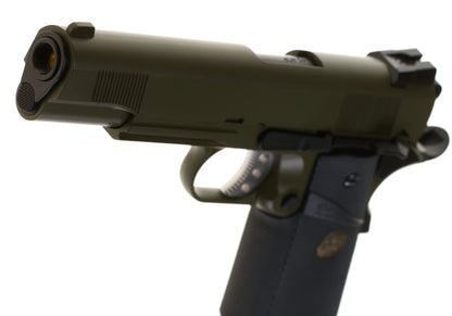 WE M1911 MEU Tactical Full Metal GBB OD
