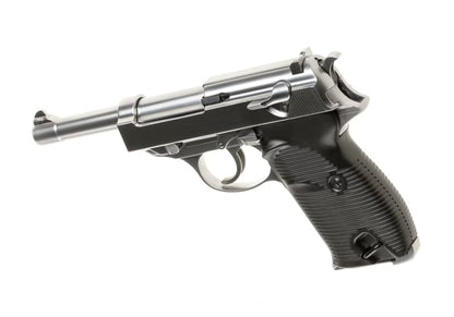 WE P38 Full Metal GBB SILVER