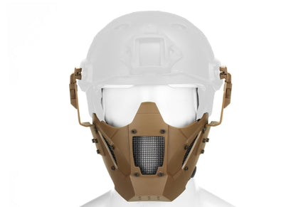 Warrior Steel Half Face Mask TAN