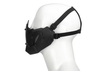 Warrior Steel Half Face Mask black