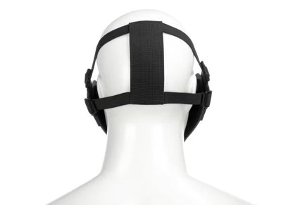 Warrior Steel Half Face Mask black
