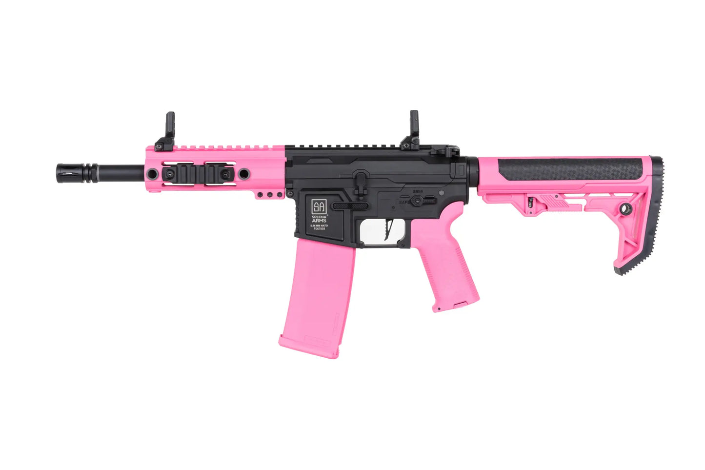Specna Arms SA-F04-RL FLEX™ Gen.2 BLDC™ HAL ETU™ Light Ops / New Receiver ASG Karabiner – Pink (unter 0,5 Joule)