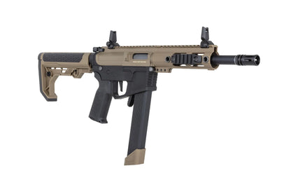 Specna Arms SA-FX01 FLEX™ Gen.2 BLDC™ HAL ETU™ ASG Karabiner – Halbbraun / Half-Tan (unter 0,5 Joule)