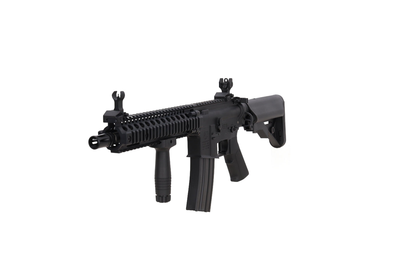 Specna Arms Colt x Daniel Defense® MK18 10.5'' SA-P19 PRIME™ BLDC™ Aster II ETU Sturmgewehr – Schwarz (unter 0,5 Joule)