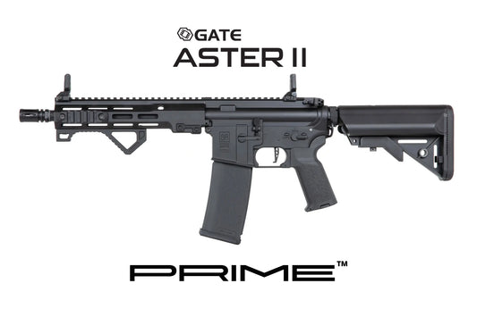 Specna Arms SA-P23 PRIME™ BLDC™ Aster II ETU Karabiner – Schwarz (unter 0,5 Joule)