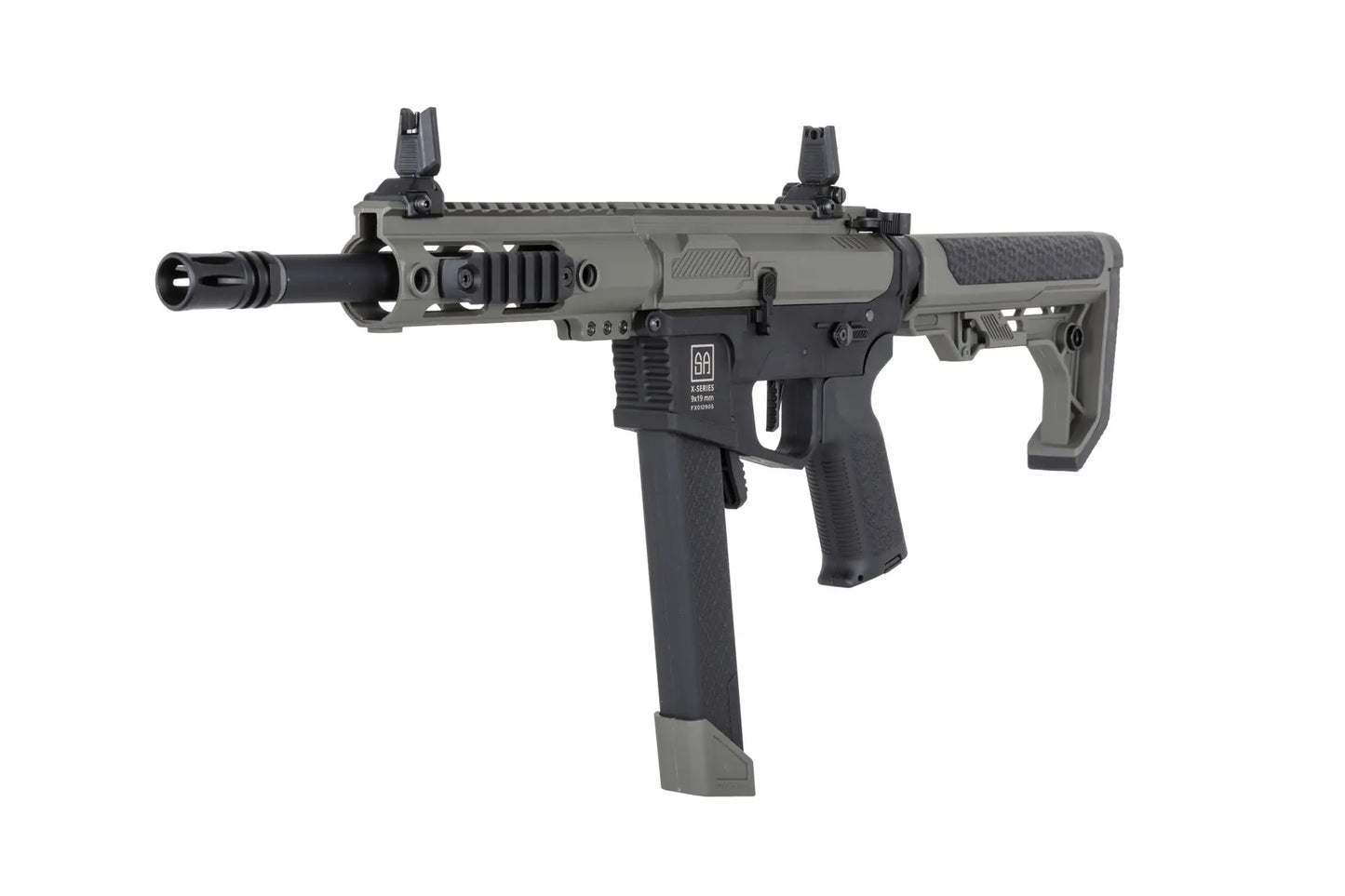 Specna Arms SA-FX01 FLEX™ Gen.2 BLDC™ HAL ETU™ ASG Karabiner – Olive (unter 0,5 Joule)