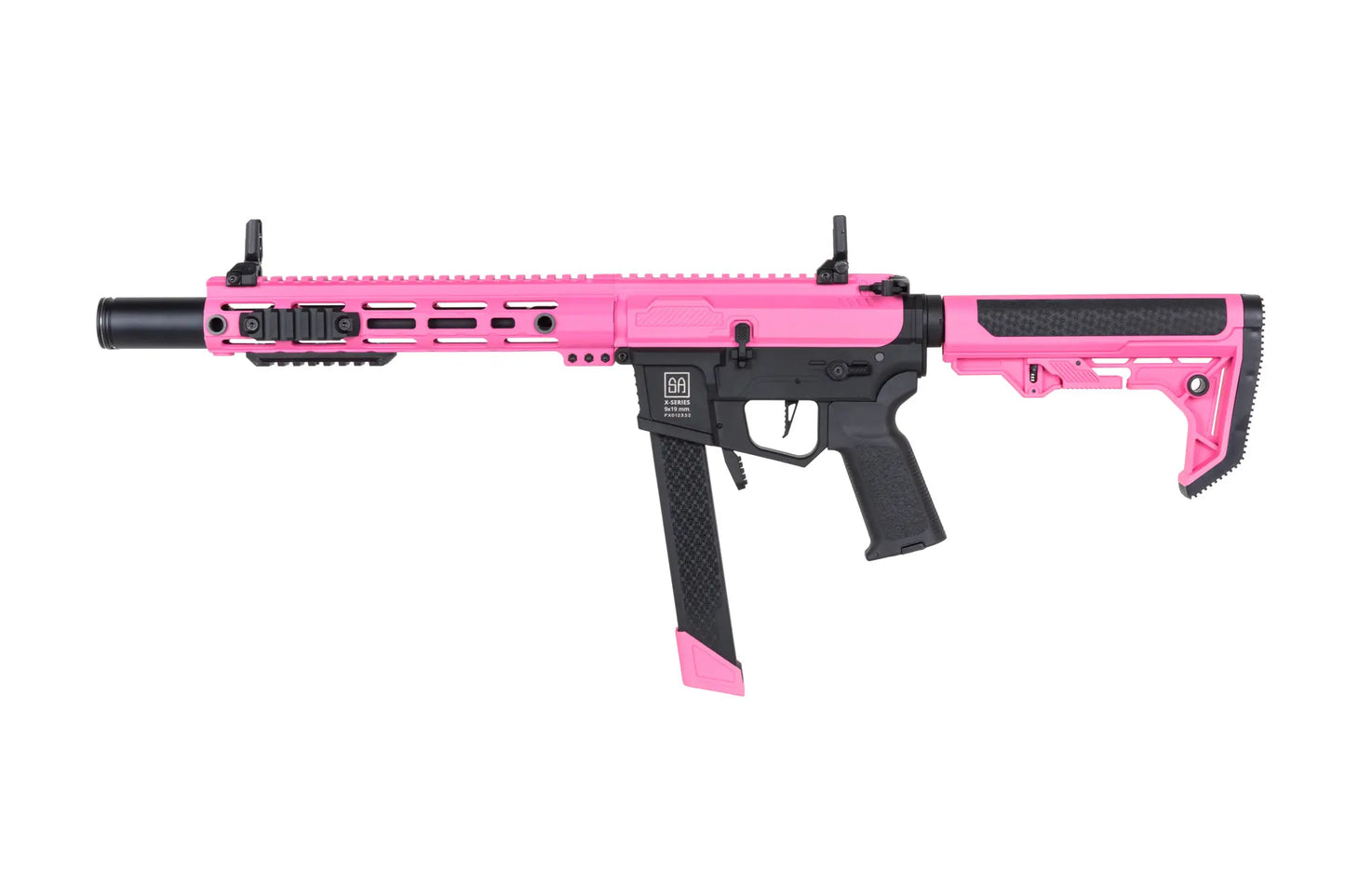 Specna Arms SA-FX02 FLEX™ Gen.2 BLDC™ HAL ETU™ ASG Karabiner – Rosa (unter 0,5 Joule)