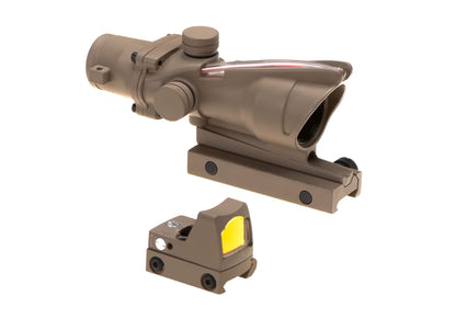 Aim-O 4x32C Combo Combat Scope Fiber Desert