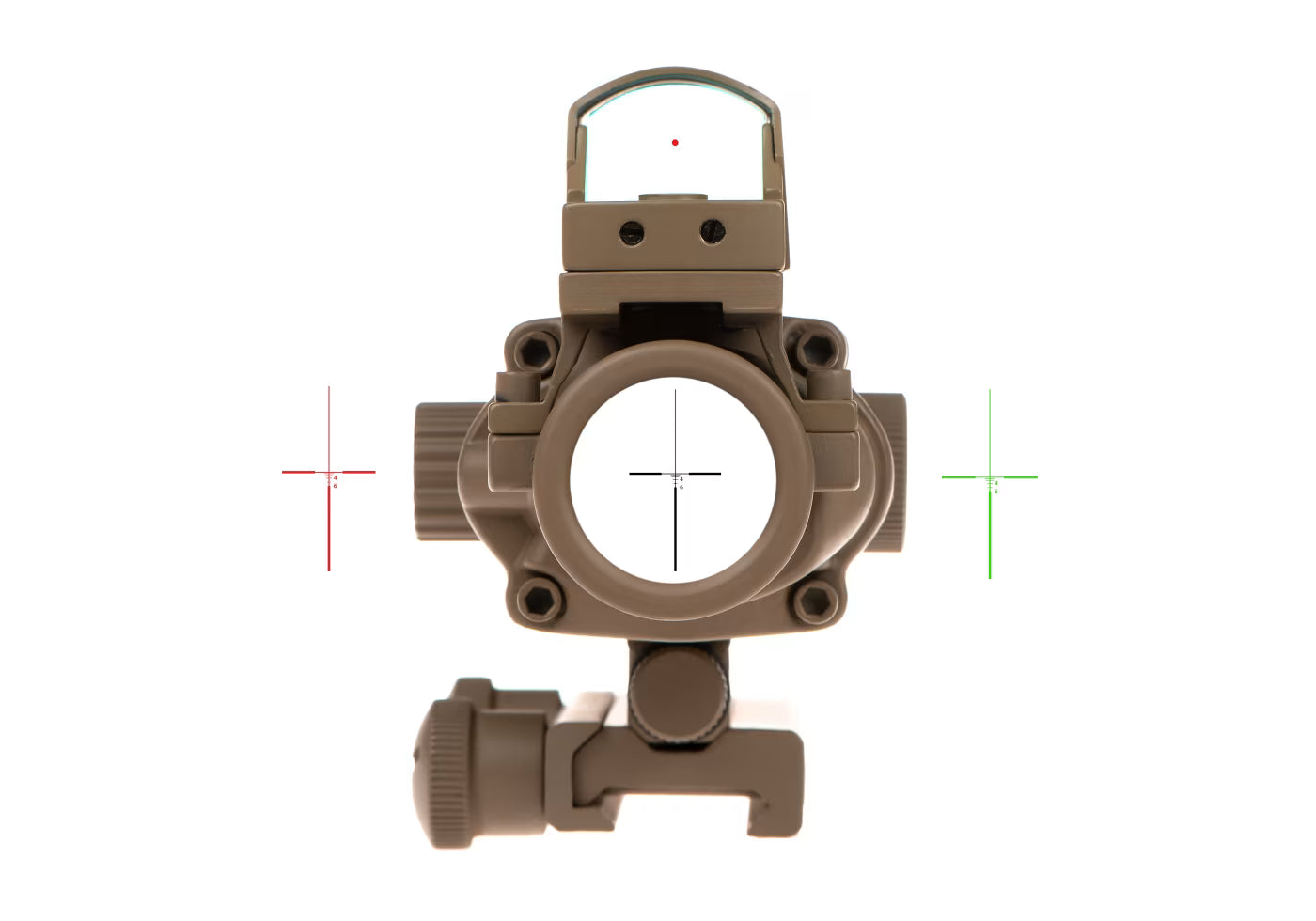 Aim-O 4x32IR Combo Combat Scope Desert