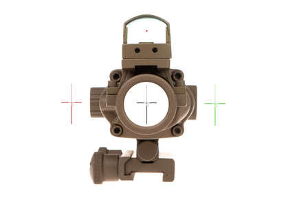 Aim-O 4x32IR Combo Combat Scope Desert