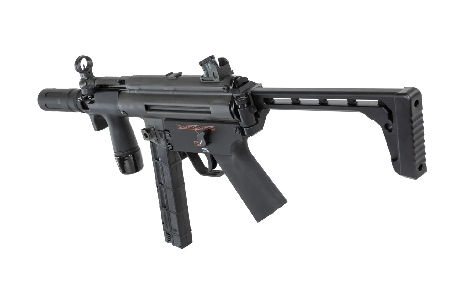 airsoft BOLT Airsoft SWAT K (B.R.S.S) submachine gun with dummy sound suppressor 0,5 Joule