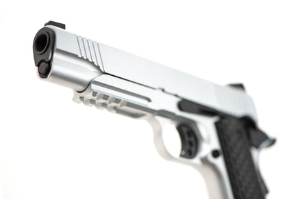 Army Armament M1911 Tactical Full Metal GBB Silber