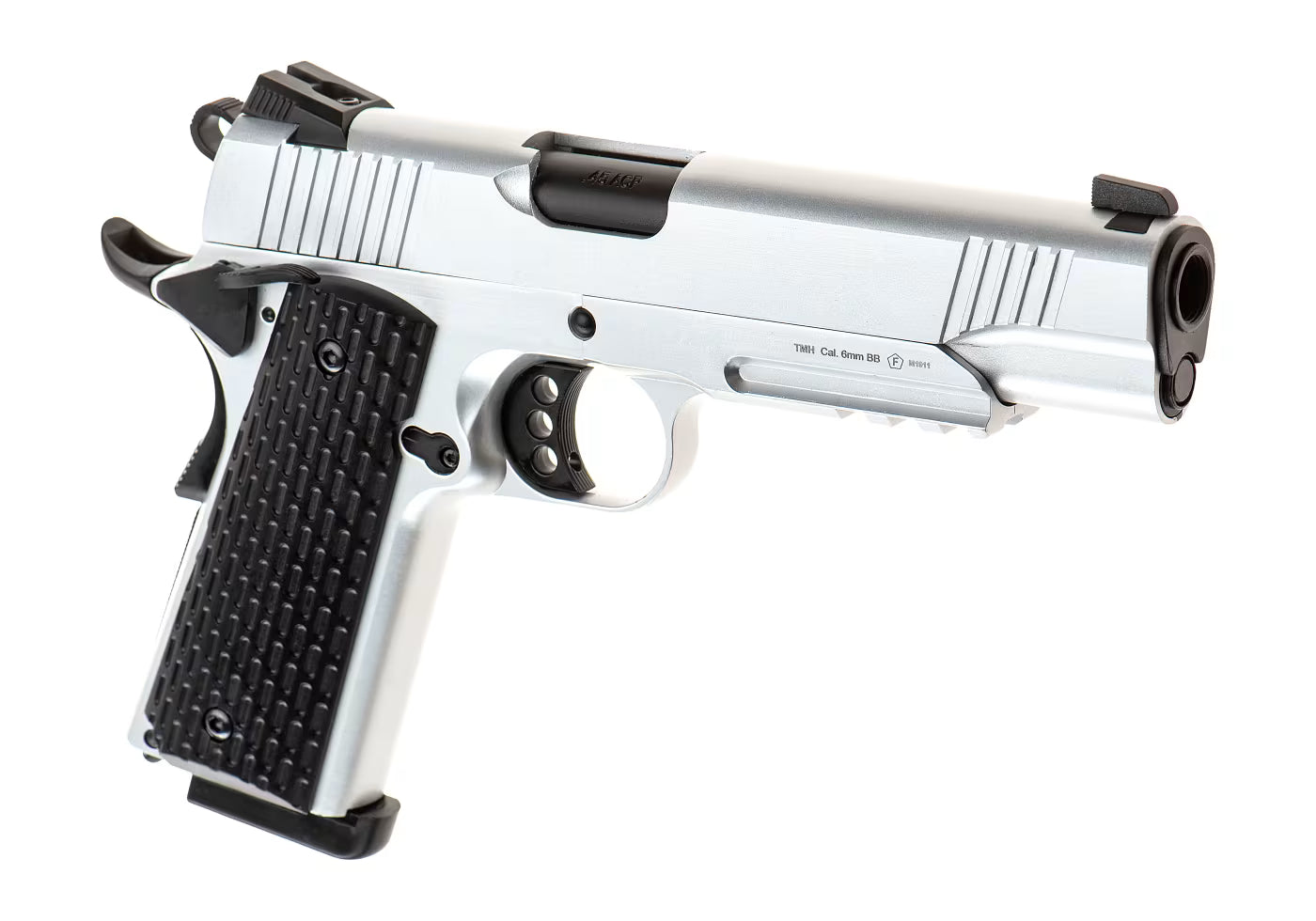 Army Armament M1911 Tactical Full Metal GBB Silber
