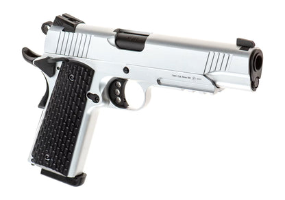 Army Armament M1911 Tactical Full Metal GBB Silber
