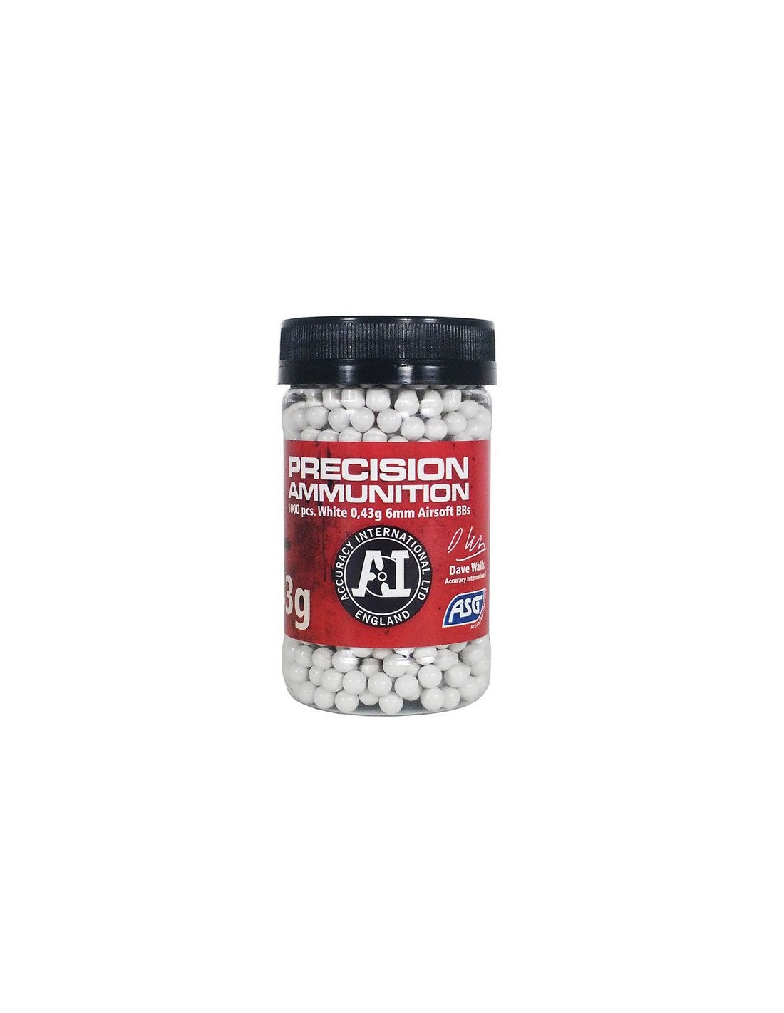 ASG 0.43g precision ammunition (1000 rounds)