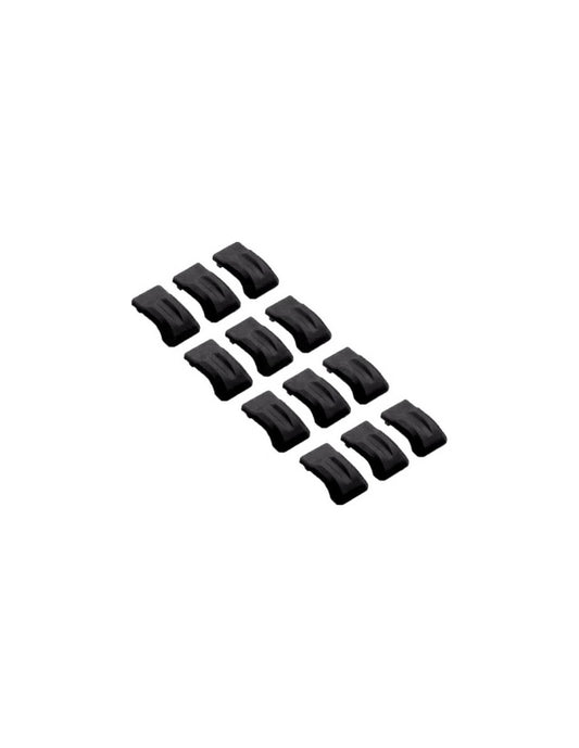 AW Custom Gummi-Schutzpads (12er Set) für Drum Mags – Schwarz