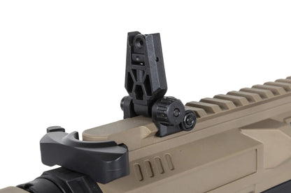 Specna Arms SA-FX01 FLEX™ Gen.2 BLDC™ HAL ETU™ ASG Karabiner – Halbbraun / Half-Tan (unter 0,5 Joule)