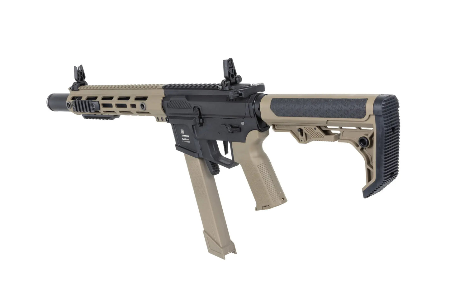 Specna Arms SA-FX02 FLEX™ Gen.2 HAL ETU™ ASG Karabiner – Halbbraun / Half-Tan (unter 0,5 Joule)