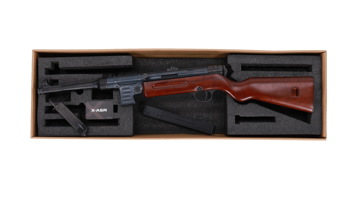 Specna Arms MP41 RETRO AEG Maschinenpistole inkl. GATE X-ASR – Echtholz (0,5 Joule)