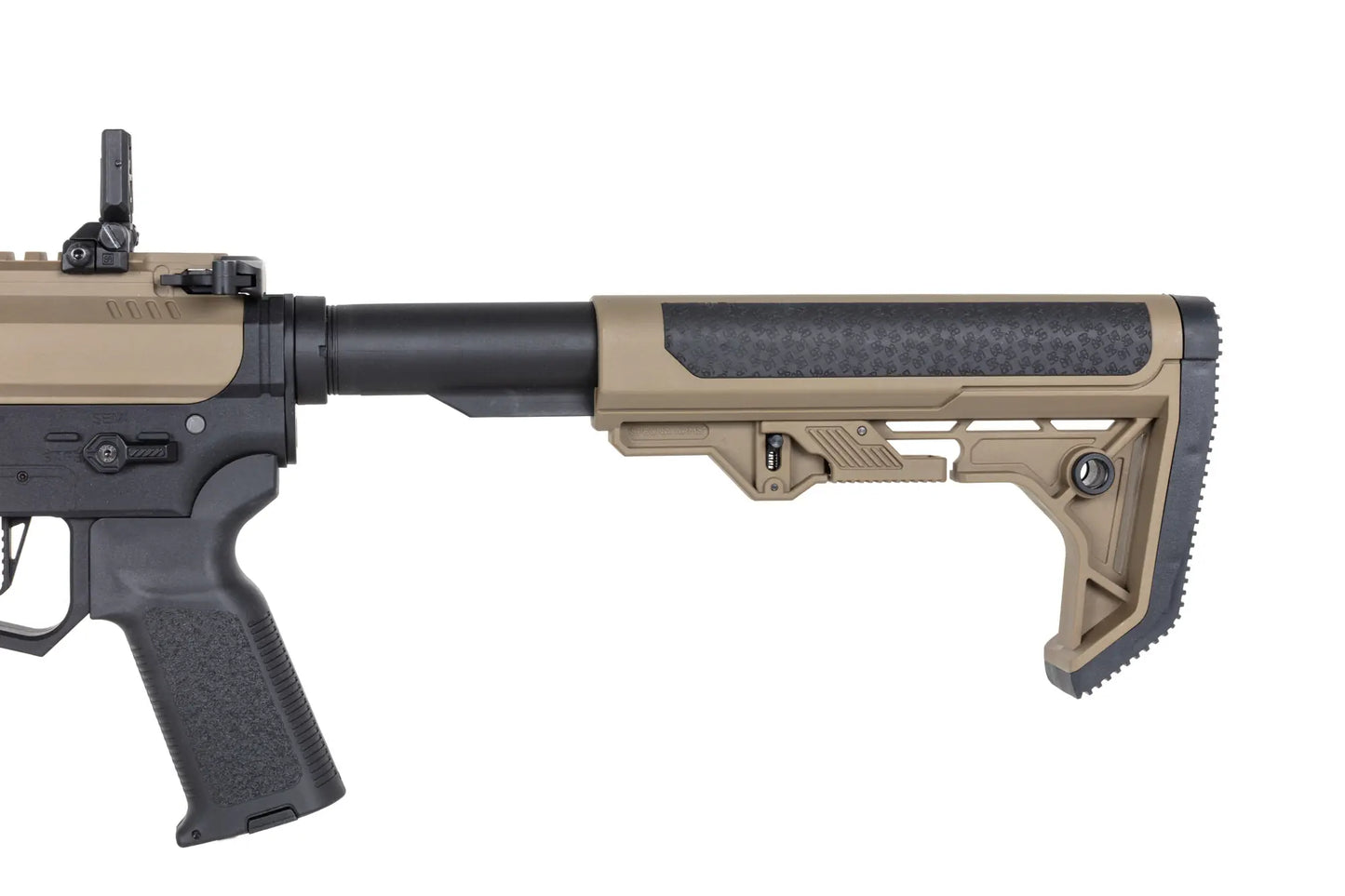 Specna Arms SA-FX01 FLEX™ Gen.2 BLDC™ HAL ETU™ ASG Karabiner – Halbbraun / Half-Tan (unter 0,5 Joule)