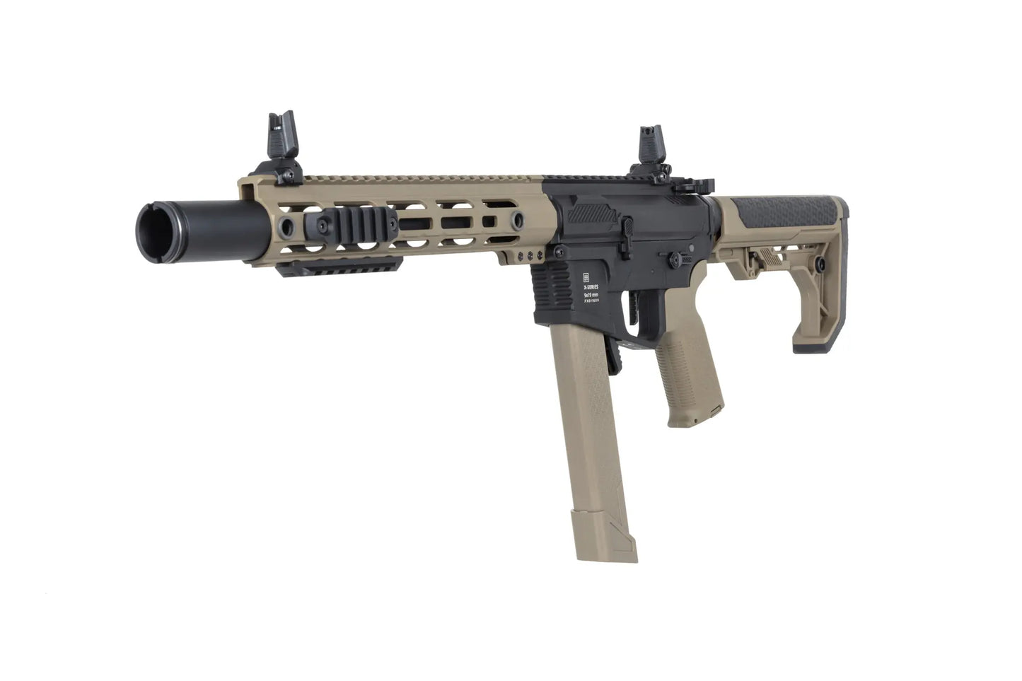 Specna Arms SA-FX02 FLEX™ Gen.2 HAL ETU™ ASG Karabiner – Halbbraun / Half-Tan (unter 0,5 Joule)