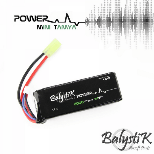 Balystik 7.4V 2000mAh 20C LiPo Battery (MINI TAMIYA)
