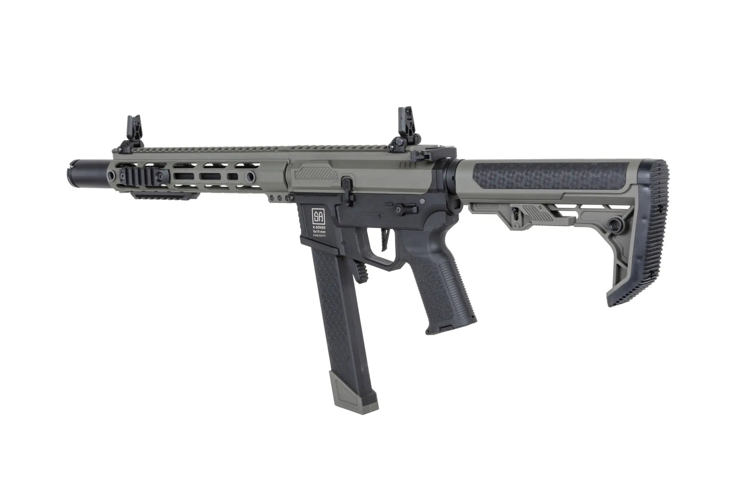 Specna Arms SA-FX02 FLEX™ Gen.2 BLDC™ HAL ETU™ ASG Karabiner – Olive (unter 0,5 Joule)